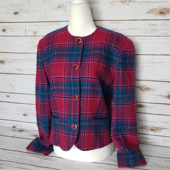 Vintage Pendleton 100% Pure Virgin Wool Blazer - Picture 2 of 7